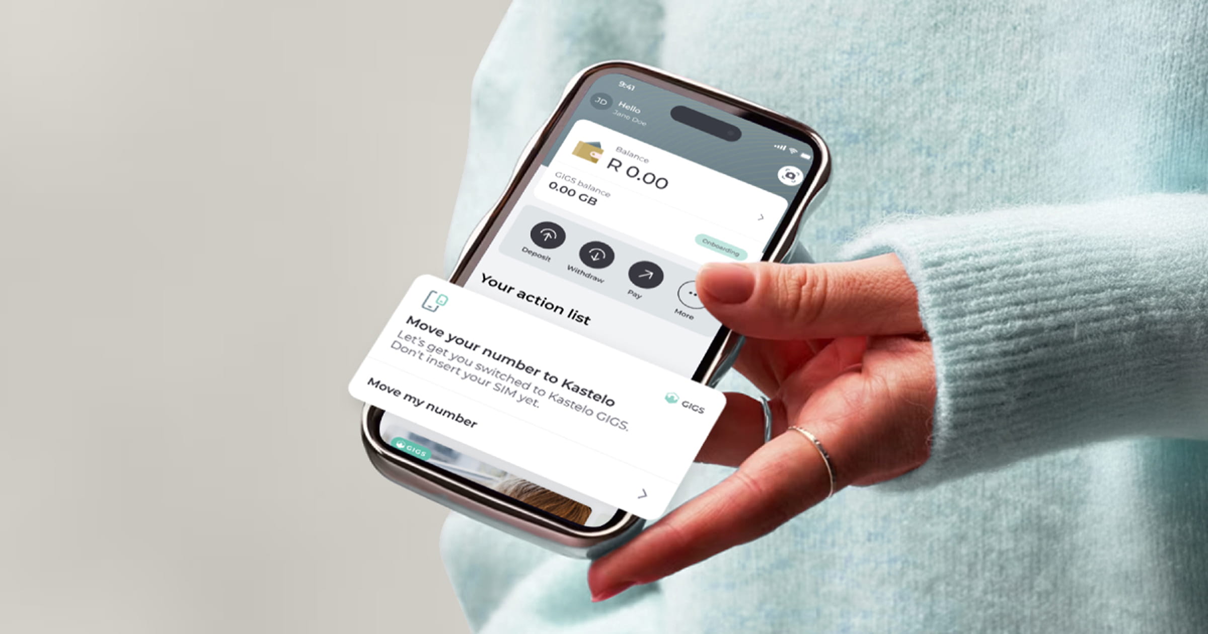 Move your number to Kastelo GIGS