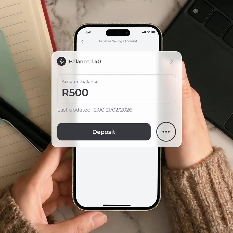 Making a deposit into a Kastelo tax-free savings account