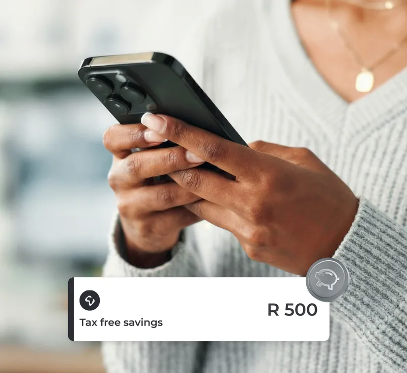 The Kastelo app showing a tax-free savings balance